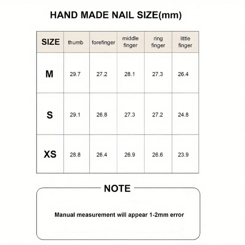 Butterfly Wing Press On Nail 3D Art, 24 pc Medium Sz, Short Almond Reusable NWT - Picture 11 of 11